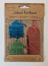 RARE Jolee's Parcel Moroccan Lanterns Scrapbooking Stickers