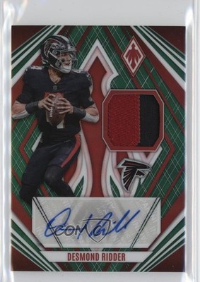 2023 Panini Phoenix Veteran Materials Green /25 Desmond Ridder #VAM-DR Auto 1pe9