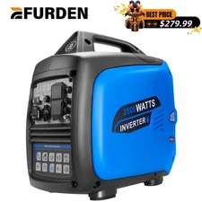 2500 Watt Portable Inverter Generator, Ultra-Quiet Long Runtime Gas Generator