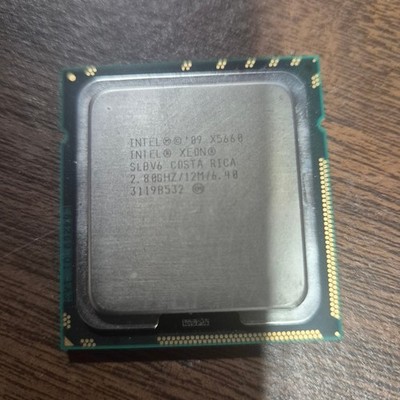 Intel Xeon X5660 2.8GHz 12MB 6.4GT/s SLBVG LGA1366 CPU Server Processor