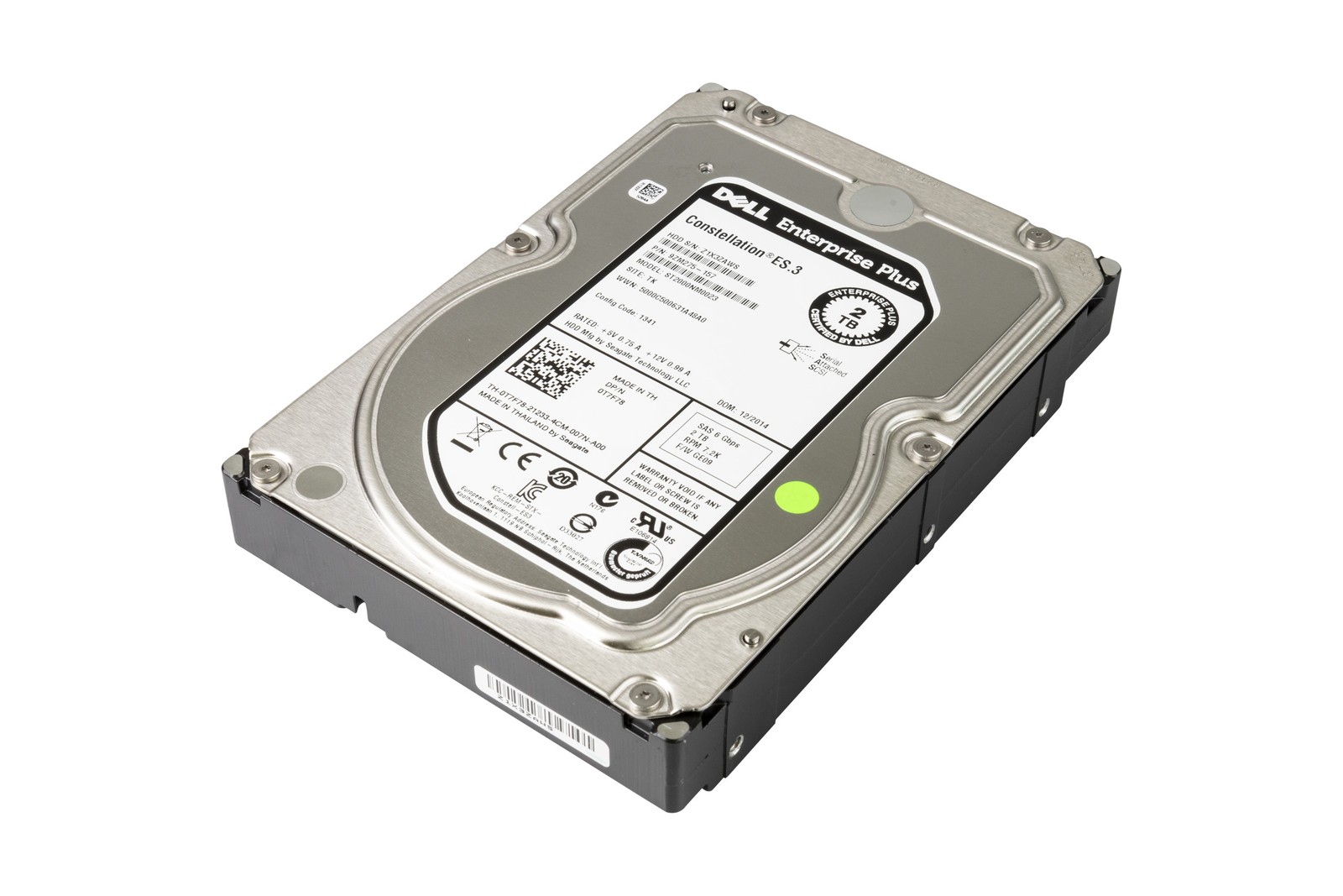 Hard drive Dell 2TB HDD SAS 6G 3.5" T7F78
