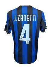 JAVIER ZANETTI SIGNED INTER MILAN 20010 UCL FINAL SHIRT (ACG CERT AG17277)