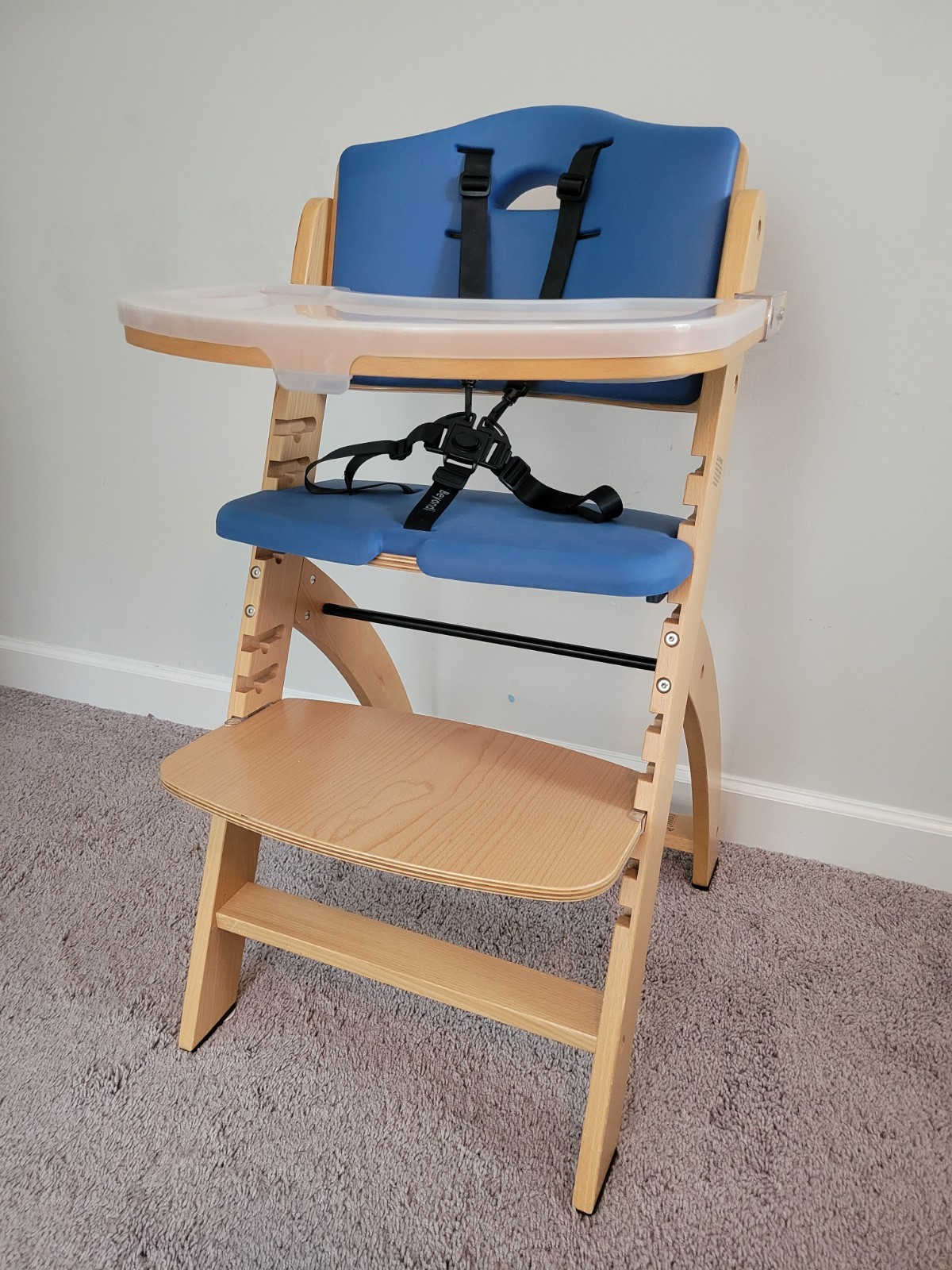 With Tray And Blueberry Cushion, Excellent