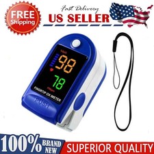 Pulse Oximeter Blood Oxygen Monitor Heart Rate Monitor Fingertip SpO2 Saturation