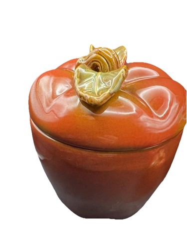 Vintage Set Ceramic APPLE Kitchen Canister Coffee Tea Sugar, S/P shaker - Afbeelding 11 van 19