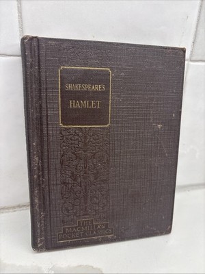 Vintage 1928 Shakespeare s Hamlet Macmillan Pocket Edition