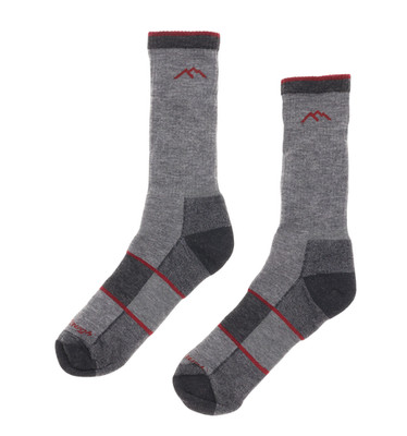 Darn Tough L14420 Mens Grey Hiker Boot Full-Cushion Socks Size XL 12.5-14.5