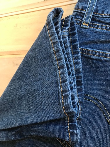 Levis 505 Denim Jeans 38" Waist 32(Tag) 31(True) Inseam Mid/Dark Wash - Picture 8 of 11
