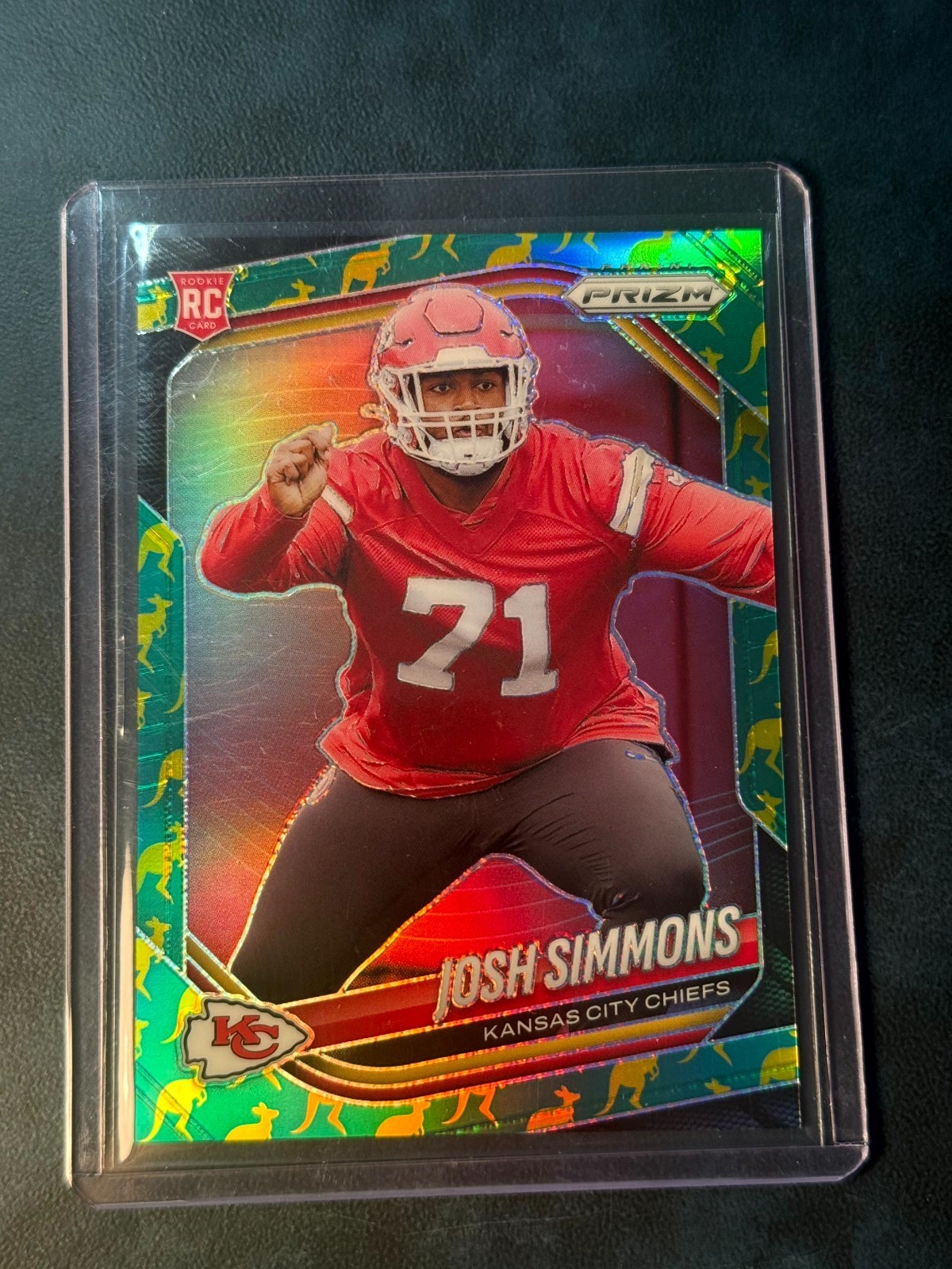 2025 Panini Prizm Kangaroo Prizm 337 Josh Simmons /61