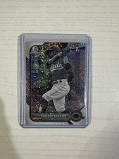 Leonardo Balcazar 2022 1st Bowman Chrome Black & White Mini Diamond SP