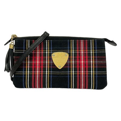 ATAO Black Red Multi Canvas Leather Other Style Wallet