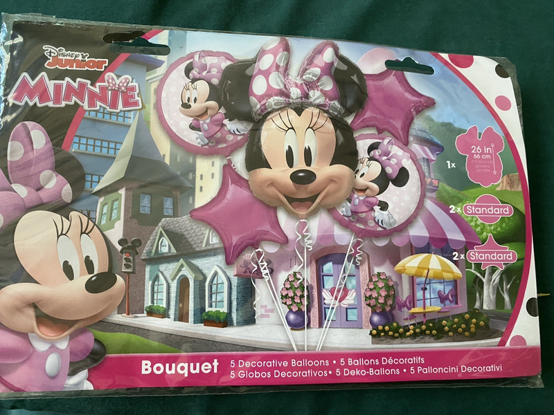 DISNEY JUNIOR MINNIE MOUSE BALLOON BOUQUET KIT