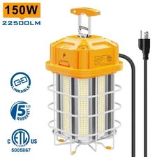 150W LED Temporary Work Light Industrial Commercial Linkable Jobsite Light 5000K