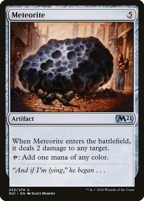 Meteorit #233 > MTG > M21 > REGULAR > Lightly Playеd