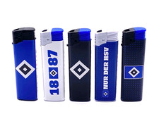 5 x HSV Feuerzeug Gasfeuerzeug im Set Fussball Fanartikel