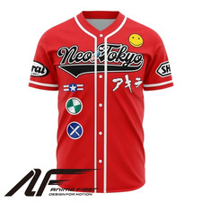 Neo Tokyo Baseball Jersey | Akira Anime Jersey