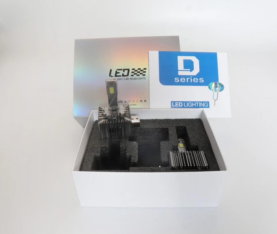 For Jeep Grand Cherokee 2014-2017 D3S LED Headlight Light High/Low Beam 2x Bulbs - Image 3 of 4