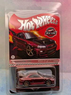 Hot Wheels 2024 RLC sELECTIONS NISSAN SKYLINE GT-R BNR34☆oxblood