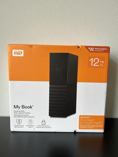 NEW Western Digital WDBBGB0120HBK-NEWM 12TB External Desktop Hard Drive (Black)
