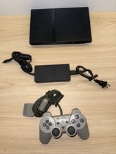 Sony PlayStation 2 Slim SCPH-75001 Console w/ Controller, Cables Tested Working