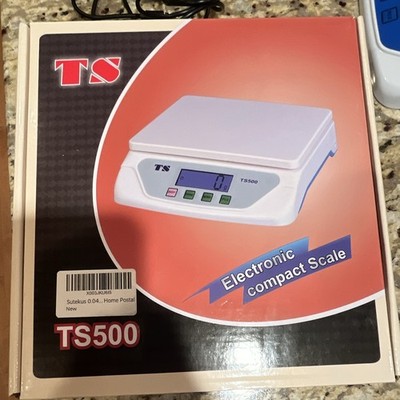 Sutekus TS500E Digital Kitchen Scale Corded Rectangular White/Blue/Silver