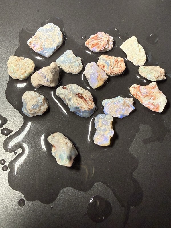 70ct Lot Of Chunky Chips!  Good Color And In The Rough, Great For Projects!