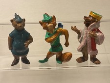 3 x Figur Heimo 70er/80er Jahre Disney Vintage Robin Hood, Little John, Prinz