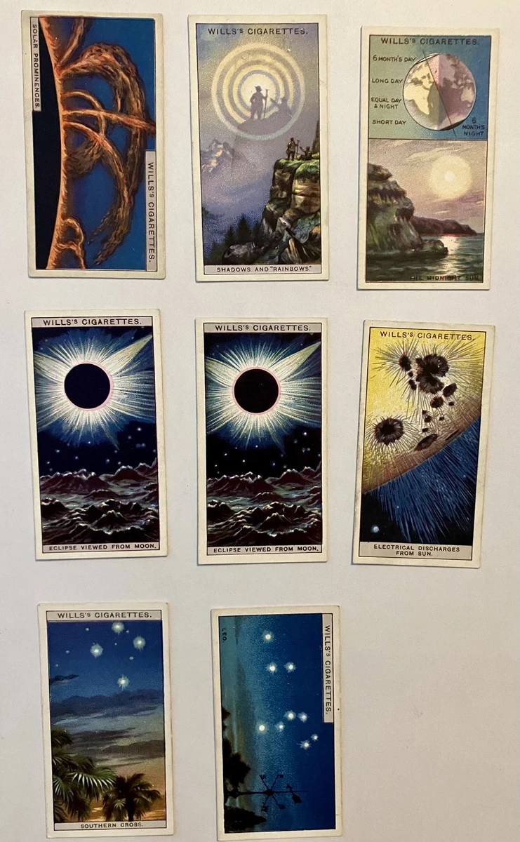 romance of the heavens tobacco cards Romance of the Heavens in Collectable Will's Cigarette Cards (1918-1939)  for sale
