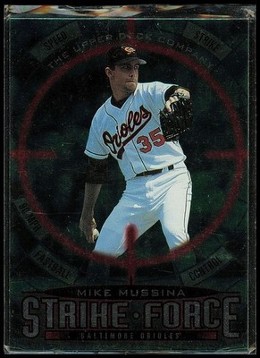 1996 Upper Deck Strike Force Mike Mussina Baltimore Orioles #67