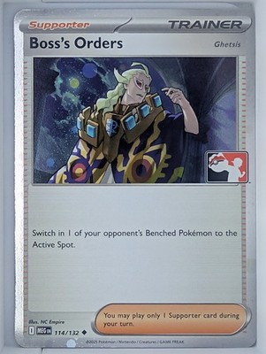 Boss's Orders [Ghetsis] - (Cosmos Holo) 114/132 Prize Pack Series Cards Holo