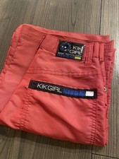 Kikwear Rave Pants Red Size 29 Nylon Women  s Wide Leg 90s Y2K Baggy Kikgirl
