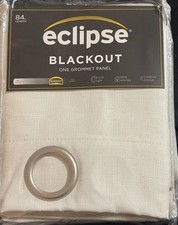 Eclipse Blackout Grommet Panel Curtain Ivory 42in x 84in