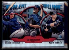 2019 Baseball Bowman Talent Pipeline William Contreras / Ian Anderson / Austin 