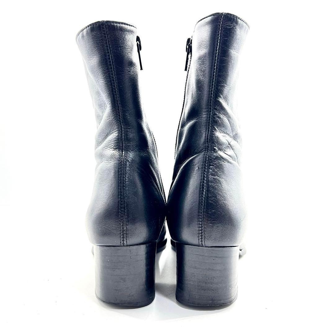 Stivali Yves Saint Laurent autentici in pelle colore nero taglia 34 5 donna