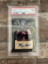2023 Bo Nix Denver Broncos WC 7 Card Studs PSA 9 Auto 1/1