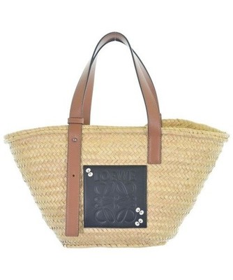 LOEWE × Studio Ghibli Totoro Basket Bag Limited Edition Authentic Straw Brown