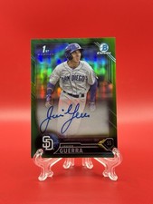 2016 Bowman Chrome JAVY GUERRA Green Refractor Autograph 1st San Diego Padres