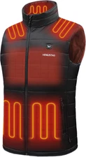Men'S Heated Vest with Battery, Lightweight Quilted Vest for Men