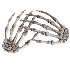 Halloween Skeleton Hands - Realistic Life Size Severed Plastic Grey Skeleton