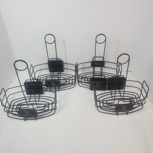 Lot Of 4 Guinness Table Caddy, Napkin/Menu/Condiment Holder, Metal. Pre-owned. 