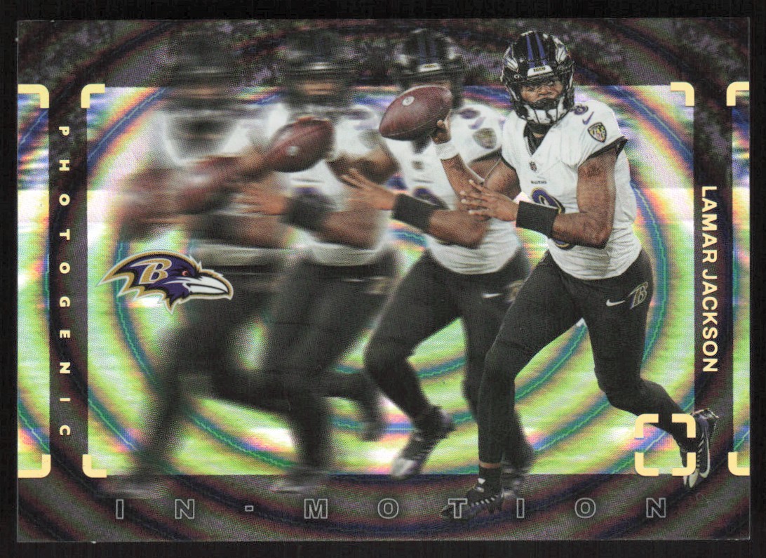 2024 Panini Photogenic In-Motion Lamar Jackson SSP #3 SB6