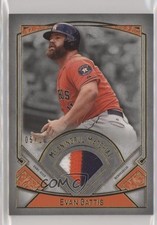 2017 Museum Collection Meaningful Material Relics Gold 5/10 Evan Gattis 6fs