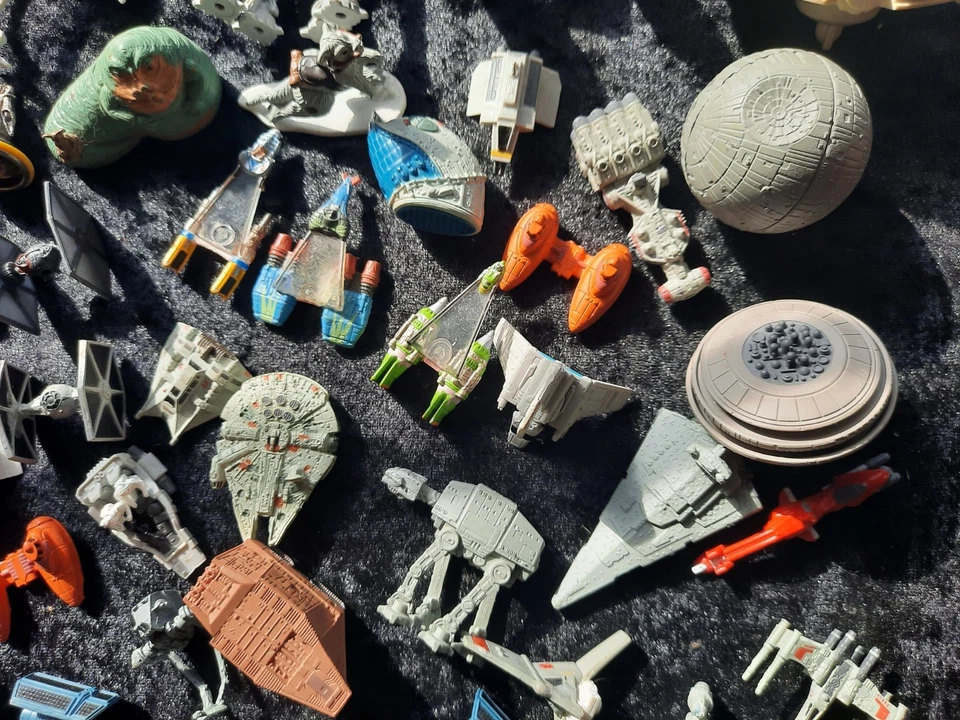 Gran Lote Mixto De Colección Star Wars Micro Máquinas Naves Estelares Figuras Foto 3 de 4