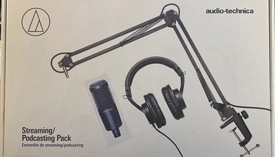 Audio-Technica AT2020PK Streaming/Podcasting Pack (complete) New Open Box