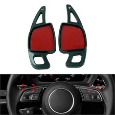 Grün Lenkrad-Schaltwippen-Erweiterung für Audi A3 A4 A5 A6 A7 S4 S5