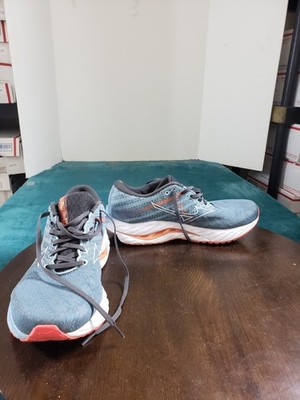 Mizuno Wave Inspire 19 Shoes Size Mens Blue Running Marathon Gym