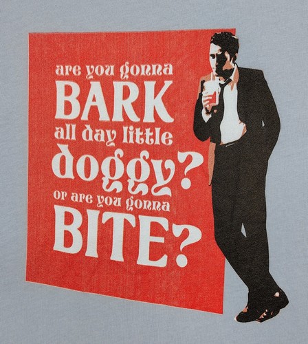 NWT Reservoir Dogs "Little Doggie" Mr. Blonde T-Shirt Men's XL Quentin Tarantino - 第 1/5 張圖片