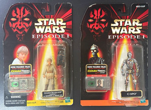Hasbro Star Wars Episode I CommTech Chip 1998 Anakin Skywalker Tatooine C-3PO