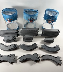 Lot of 3 Thomas & Friends Take Along Add-On Track - 57 pieces with Bags - 2004