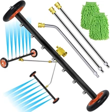 Upgrade 24 Inch Undercarriage Pressure Washer Attachment, 2 in 1 Pressure Washer